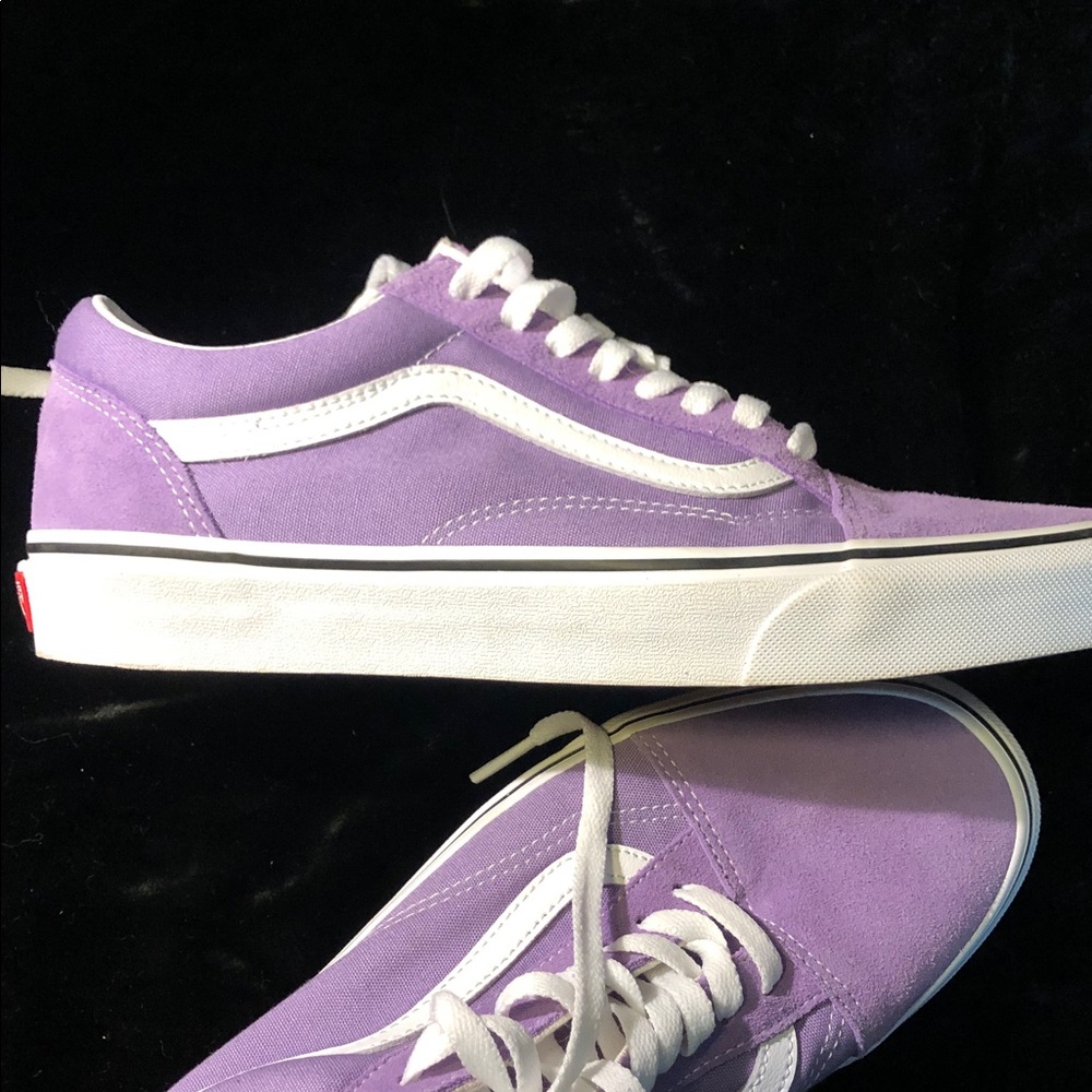 Vans Chalk Purple NEW 9.5 men 11 women sneakers - Picture 5 of 7